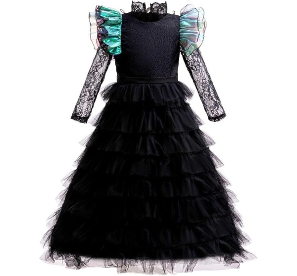 Tolles Hexenkleid von Elphaba aus dem Film-Hit Wicked inspiriert!