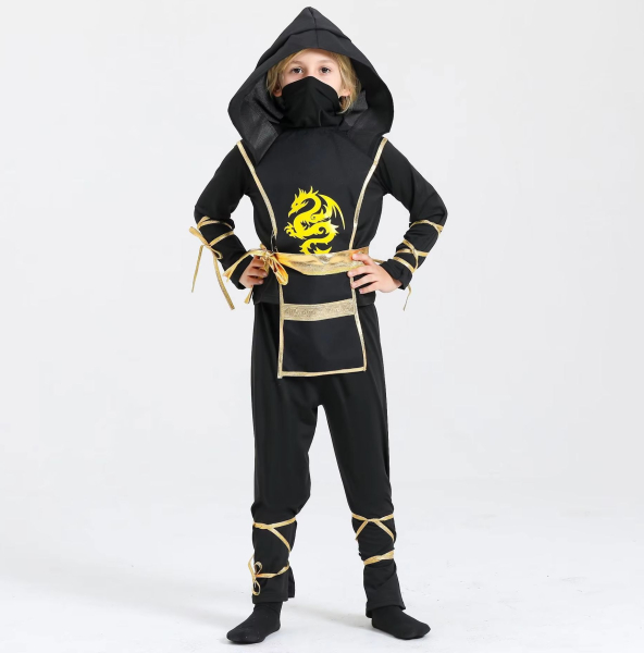 Kinderkostüm für coole Ninja-Kämpfer!