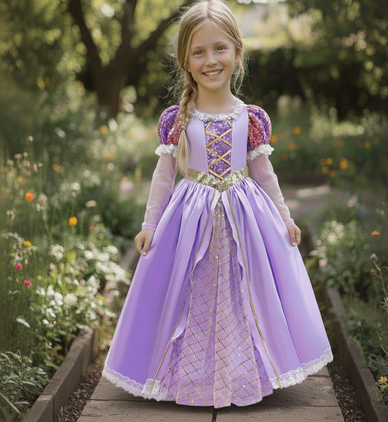 Rapunzel - so schönes Prinzessinnenkleid!