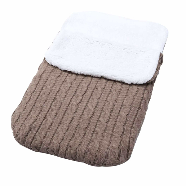 3 Farben: Fusssack, Schlafsack für Babys, kuschelweich - perfekt für die Übergangszeit