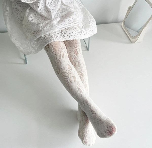strumpfhose weiß