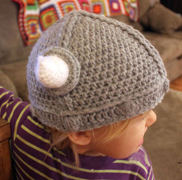 Babymütze Wikingerhelm